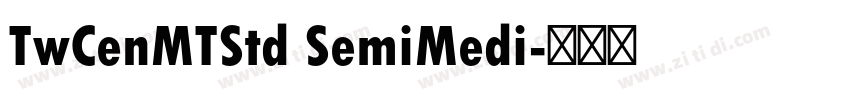 TwCenMTStd SemiMedi字体转换